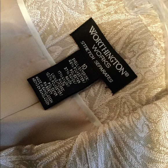 Gold Brocade Blazer - Picture 6 of 7